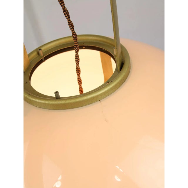 Brown Vintage Zurigo Pendant by Luigi Massoni for Guzzini For Sale - Image 8 of 10