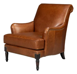 Traditional Leather Club Chair
