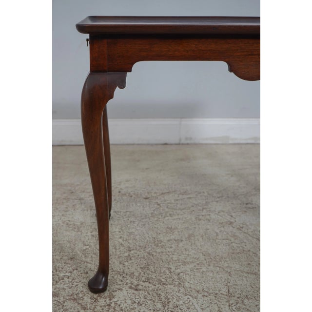 Saybolt Cleland Attributed Queen Anne Mahogany Tea Table For Sale - Image 9 of 12