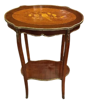 French Side Table with Marquetry, 1920s