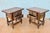 Wood Pair of Spanish Carved Wood Bedside Tables With Floral Drawers, Mid-20th Century For Sale - Image 7 of 9