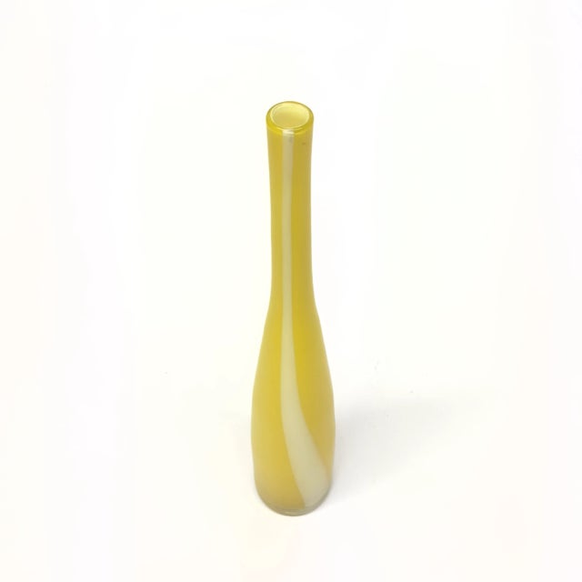 Mid 20th Century Mid-Century Lemon Yellow Mixed Vessels Curation - Group of 5 For Sale - Image 5 of 11
