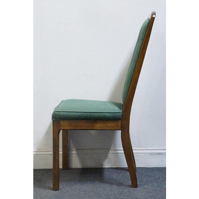 Wood Burlington House Solid Birch Mid Century Transitional Upholstered Dining Side Chair For Sale - Image 7 of 10