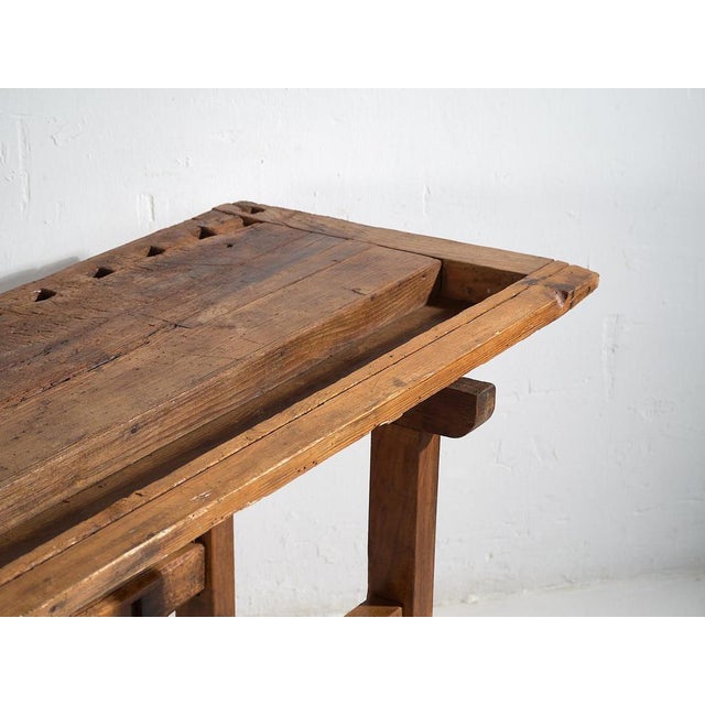 Antique carpenter’s table (c.1920) Dimensions: Width: 220 cm Depth: 60 cm Height: 84 cm Style: Rustic Materials and...