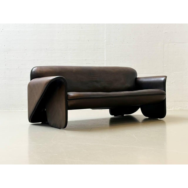 Vintage DS-125 Three-Seater Sofa by Gerd Lange for de Sede, 1980s For Sale - Image 3 of 18