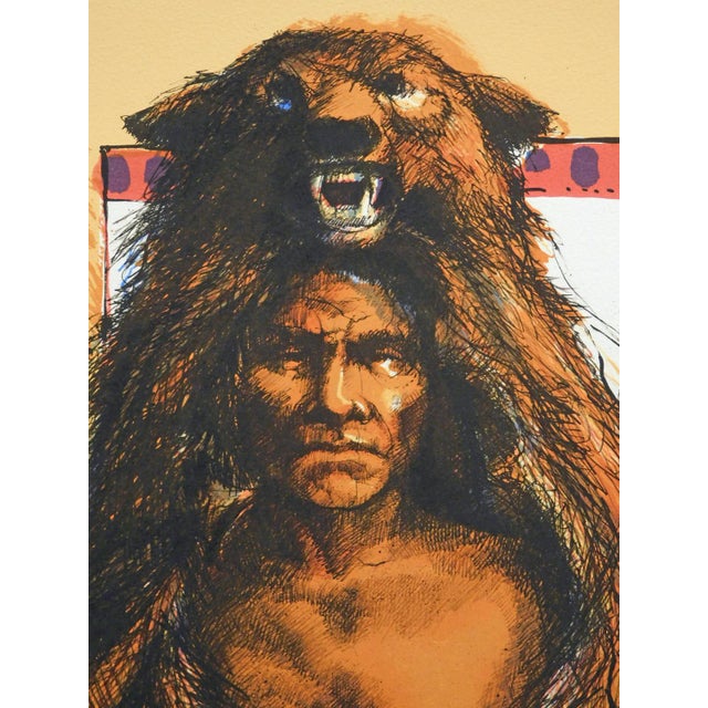 Impressionist Larry Fodor "Bear Medicine" Hand Signed & Numbered Limited Edition Lithograph For Sale - Image 3 of 4
