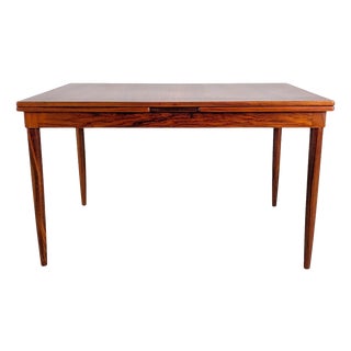 Mid-Century JL Extendable Dining Table in Rosewood by Niels Møller For Sale