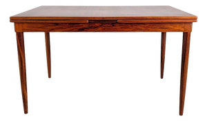 Mid-Century JL Extendable Dining Table in Rosewood by Niels Møller