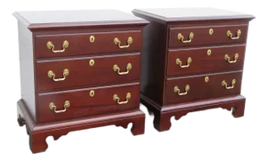 Link Taylor Heirloom Nightstands End Side Bedside Tables a Pair 6146