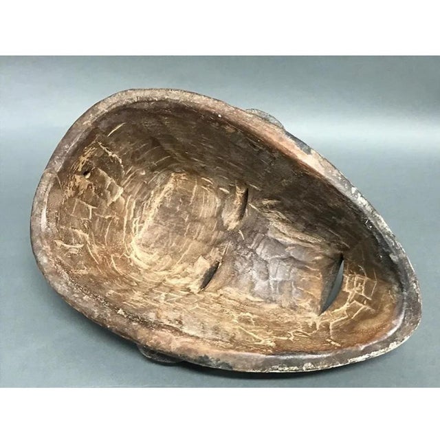 African Bacongo Antique Wooden Mask With Stand For Sale In Philadelphia - Image 6 of 6
