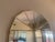 Glass Vintage 1980s Arched Wall Mirror With Beveled Glass Panes and Sunburst Top Design For Sale - Image 7 of 7