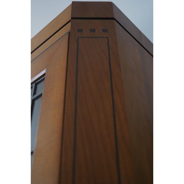 Stickley 21st Century Collection Cherry Curio Cabinet Bookcase For Sale - Image 11 of 18