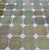 48" Handcrafted Olive Green, Blue, Black and White Moroccan Mosaic Table For Sale In Orlando - Image 6 of 7