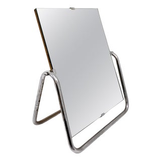 Mid-Century Modern Chrome Desk Mirror For Sale