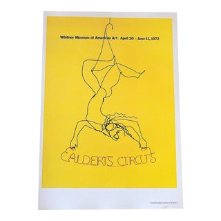 Vintage 20th Century Alexander Calder Poster Lithograph For Sale
