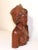 1940s Carved Balinese Indonesian Bali Nude Lady Bust Wood Carving Sculpture For Sale - Image 11 of 12