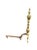 Early 20th Century Pair of Early 20th Century Federal Brass and Iron Andirrons For Sale - Image 5 of 8