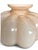 Late 20th Century Vintage Blush Pink Opaline Art Glass Ruffled Vase For Sale - Image 5 of 6