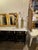 Modern Pair of Murano Modernist Matte Gold Lamps For Sale - Image 3 of 5