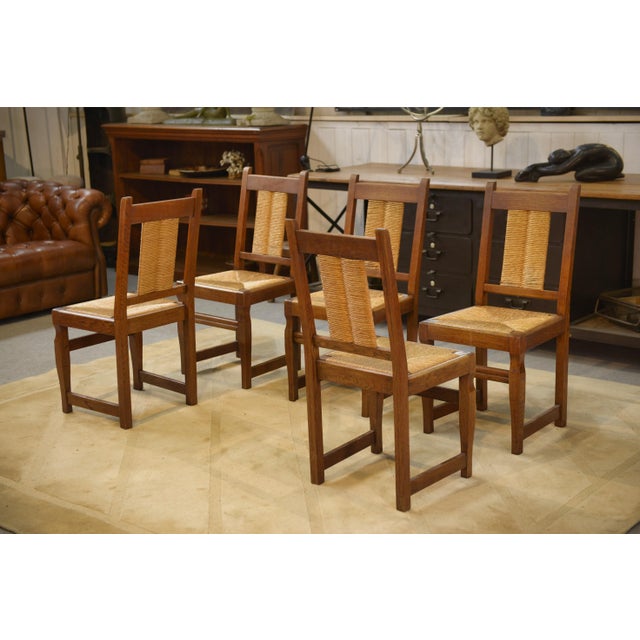 Vintage Brutalist Chairs, 1950s, Set of 6 For Sale - Image 11 of 14