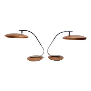 520C Lamps by LP Oliva for Fase, 1970s, Set of 2 For Sale