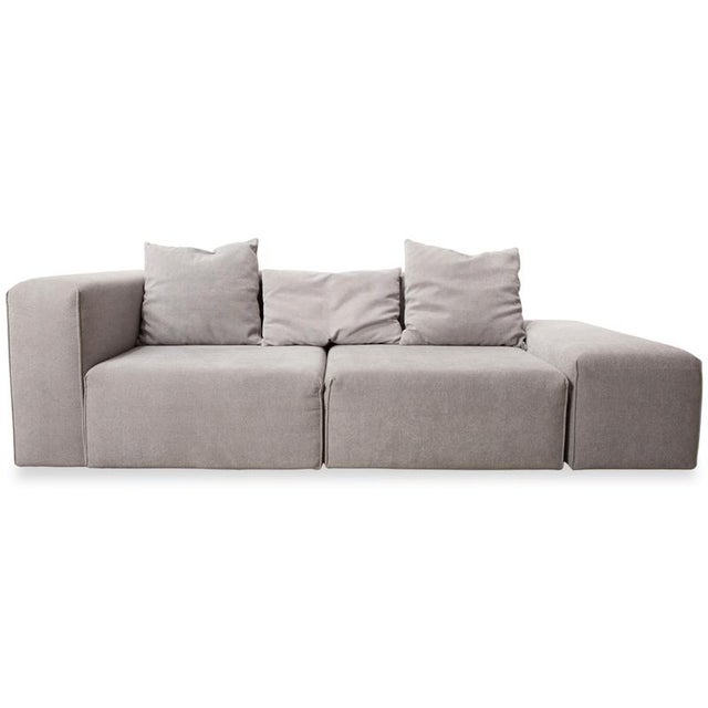 Fabric Three-Seater Grey Mokumuku Sofa by Bullfrog For Sale - Image 10 of 10