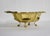 Mid 20th Century Mid Century Hammered Brass Scalloped Brass Footed Bowl Cachepot For Sale - Image 5 of 13