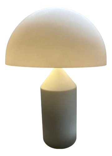 Glass Table Lamp Atollo 235 attributed to Vico Magistretti for Oluce, 1970s
