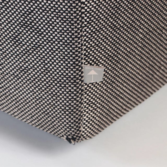 Contemporary Armani Casa Sofa with Pillows For Sale In Philadelphia - Image 6 of 9