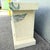 Cream Vintage Hand Painted Crackle Finished Cream Teal and Pink Credenza For Sale - Image 8 of 12