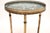 Metal Vintage French Brass and Marble Occasional Side Table, 1950 For Sale - Image 7 of 9