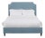 Reagan Full/Double Bedframe, Blue Velvet For Sale