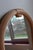 Art Deco Style Powder Pink Arched Wall Mirror with Moulded Frame, 1980s For Sale - Image 6 of 9