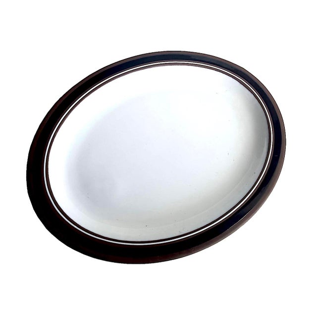 1970s 1970s Hornsea "Contrast" Platter, Bowls, Plates Made in England by Lancaster Vitramic, 9 Pieces For Sale - Image 5 of 12