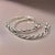 1990s 1990s John Hardy Estate "Jai" Hoop Earrings Silver, 2 Pieces For Sale - Image 5 of 11
