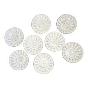 Vintage Coastal Starburst Dessert Bowls- Set of Eight