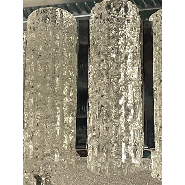 Hanging Light with Murano Tubulars from Doria Leuchten, 1960s For Sale - Image 14 of 18