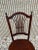 Late 20th Century Tom Seely Solid Cherry Country French Wheat / Sheaf Back Dining Side Chairs. Set of 8 For Sale - Image 4 of 12
