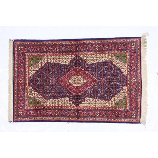 Textile 1970s Vintage Persian Ghiasabad Rug For Sale - Image 7 of 7