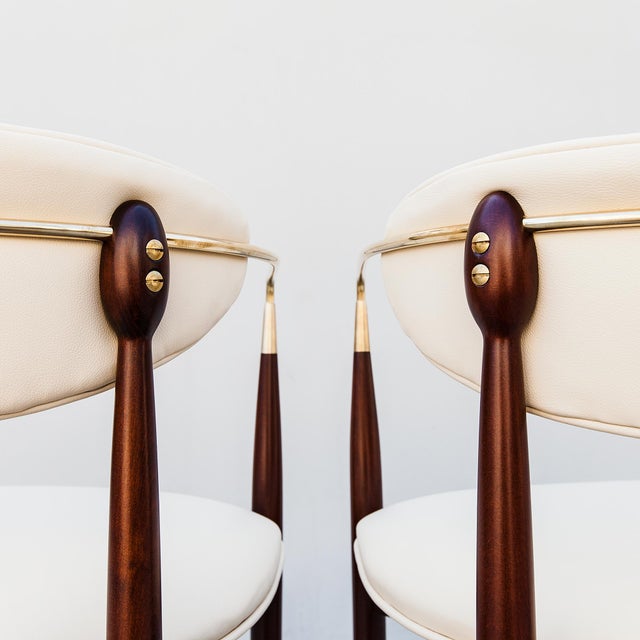 1950s Restored “Viscount” Chairs by Dan Johnson for Selig, Denmark 1950s - Set of 4 For Sale - Image 5 of 18