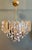 Cristal Triedri Murano Glass Chandelier by Paolo Venini for Venini, 1980s Structure in perfect condition with gold...
