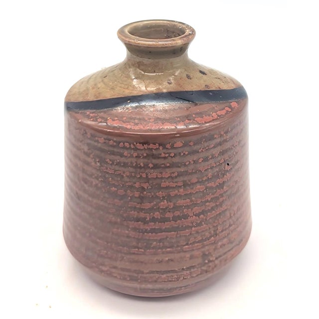 Bitossi Vintage Glazed Stoneware Bud Vase For Sale - Image 4 of 10