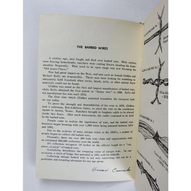 1978 Antique Wire Illustrated Identify Your Barb Wire Book Chairish