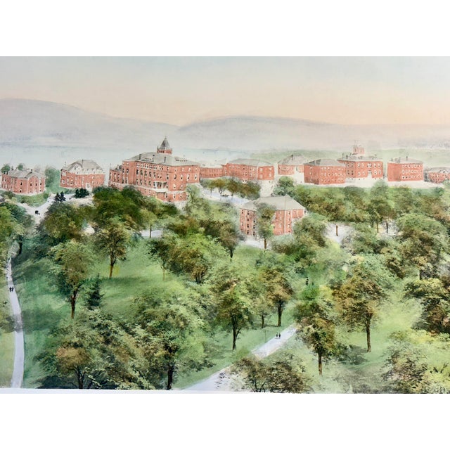 Re-strike Engraving from the original plate of the University of Tennessee (Knoxville) after Richard Rummell, Circa 1913....