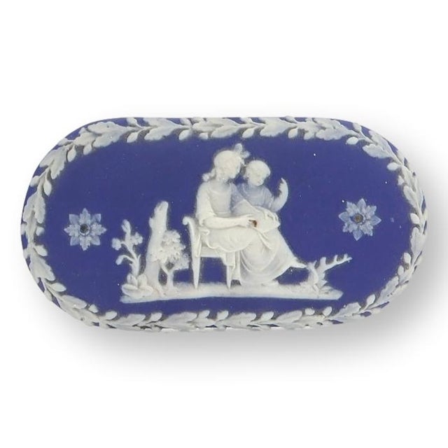 Wedgwood 19th Century Wedgwood Jasperware Match Box For Sale - Image 4 of 5