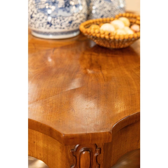 Wood 19th Century Pair of Italian Louis Philippe Consoles Circa 1860 For Sale - Image 7 of 16