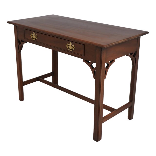 Kittinger Colonial Williamsburg 1 Drawer Mahogany Desk For Sale