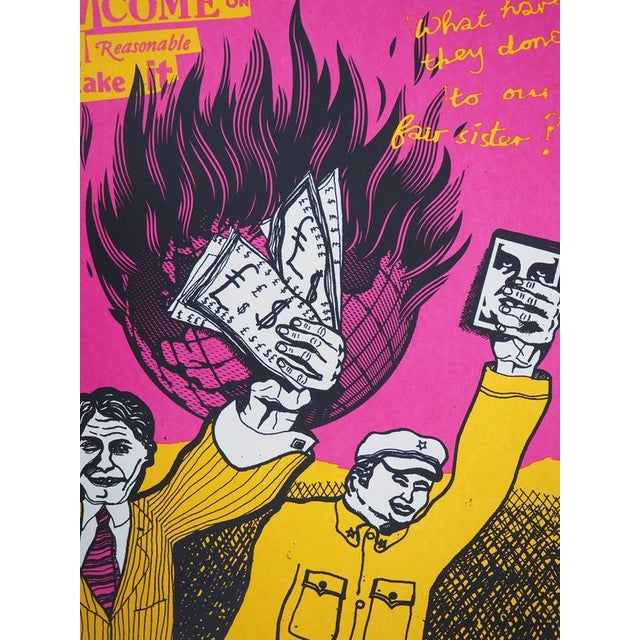 Shepard Fairey, Be Reasonable, Screenprint For Sale - Image 4 of 8