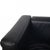 Le Corbusier LC2/1 chair upholstered in black pelle leather and with a steel frame. The chair is from the 2000s and...