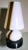 Carlo Moretti Carlo Moretti Style Space Age Lamp From Murano in Opaline Glass and Marble Base For Sale - Image 4 of 13